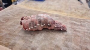 Whole boned and rolled leg lamb