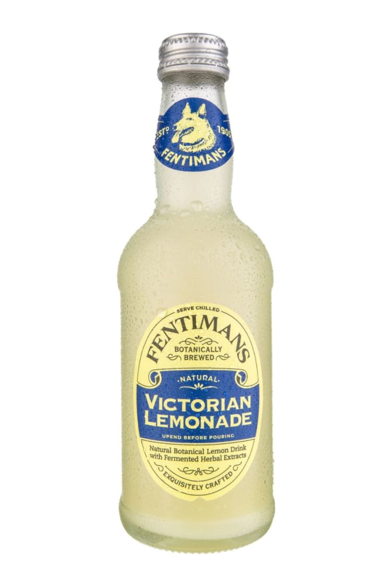 Fentimans Traditional Victorian Lemonade (glass bottle) - 12x275ml
