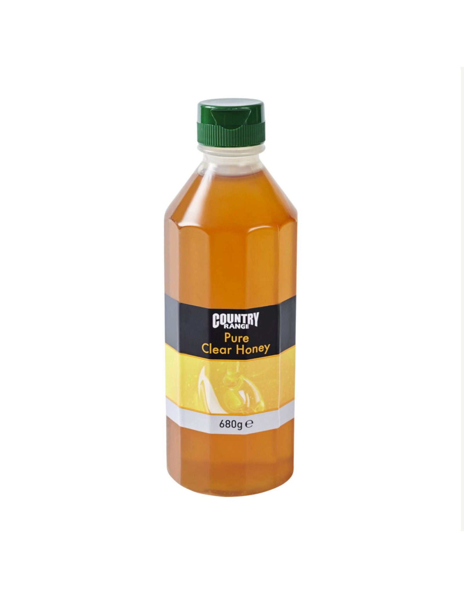 Country Range Pure Clear Honey Squeezy - 6x680g