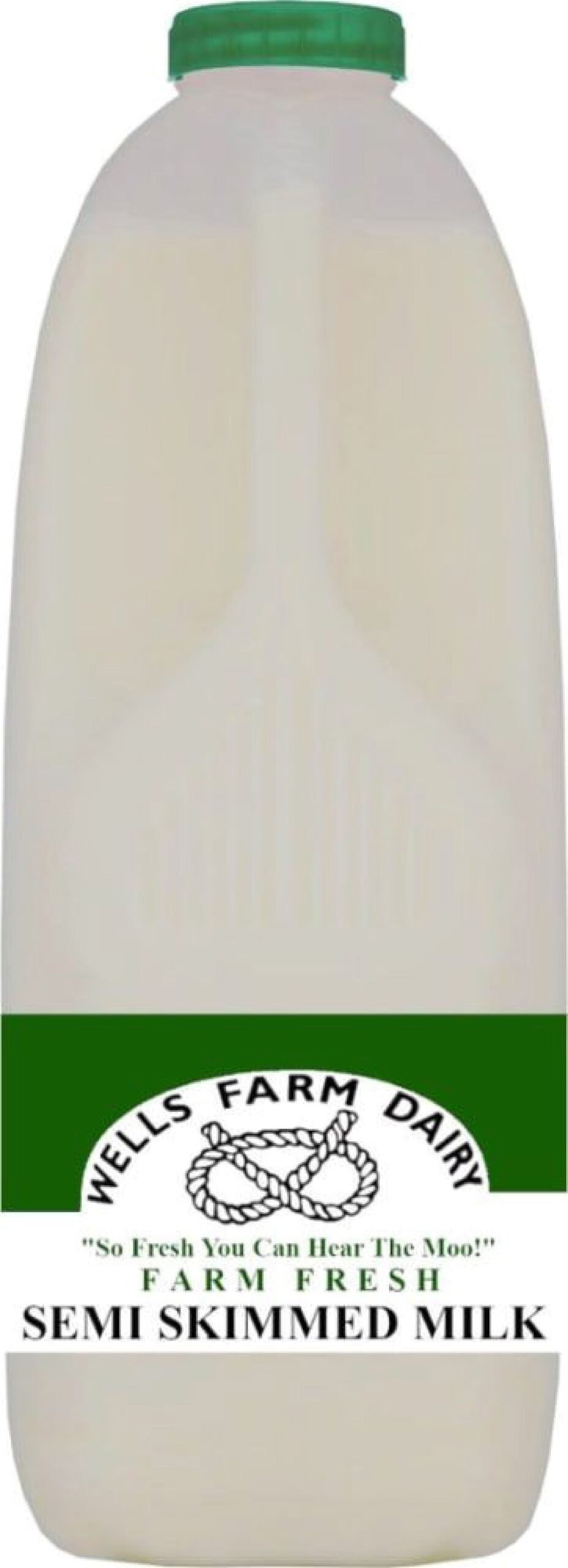 Wells Farm Dairy Red Tractor Semi-Skimmed Milk - 6x2ltr