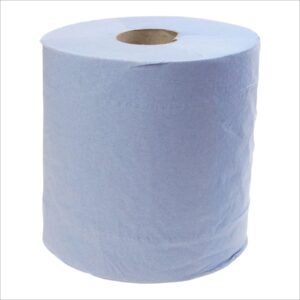 2Ply Poppysoft Blue Centre Feed Paper Towel Roll - 6x104m