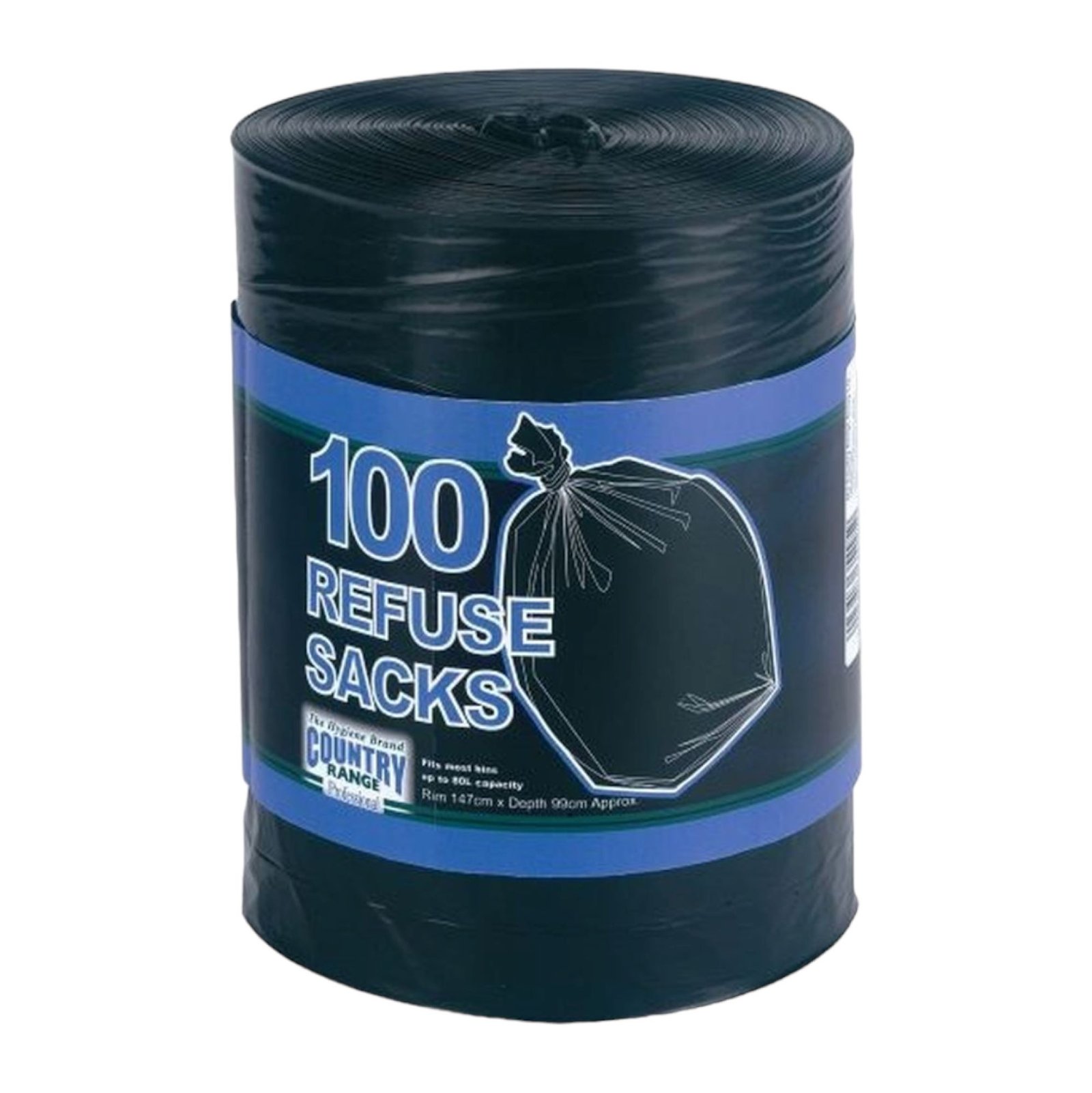 Country Range Refuse Sacks 80ltr - 4x100