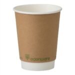 Edenware (Kraft) CPLA Double Wall Cup 12oz (340ml) - 500