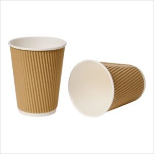 Kraft Tall Ripple Cup 12oz (340ml) - 500