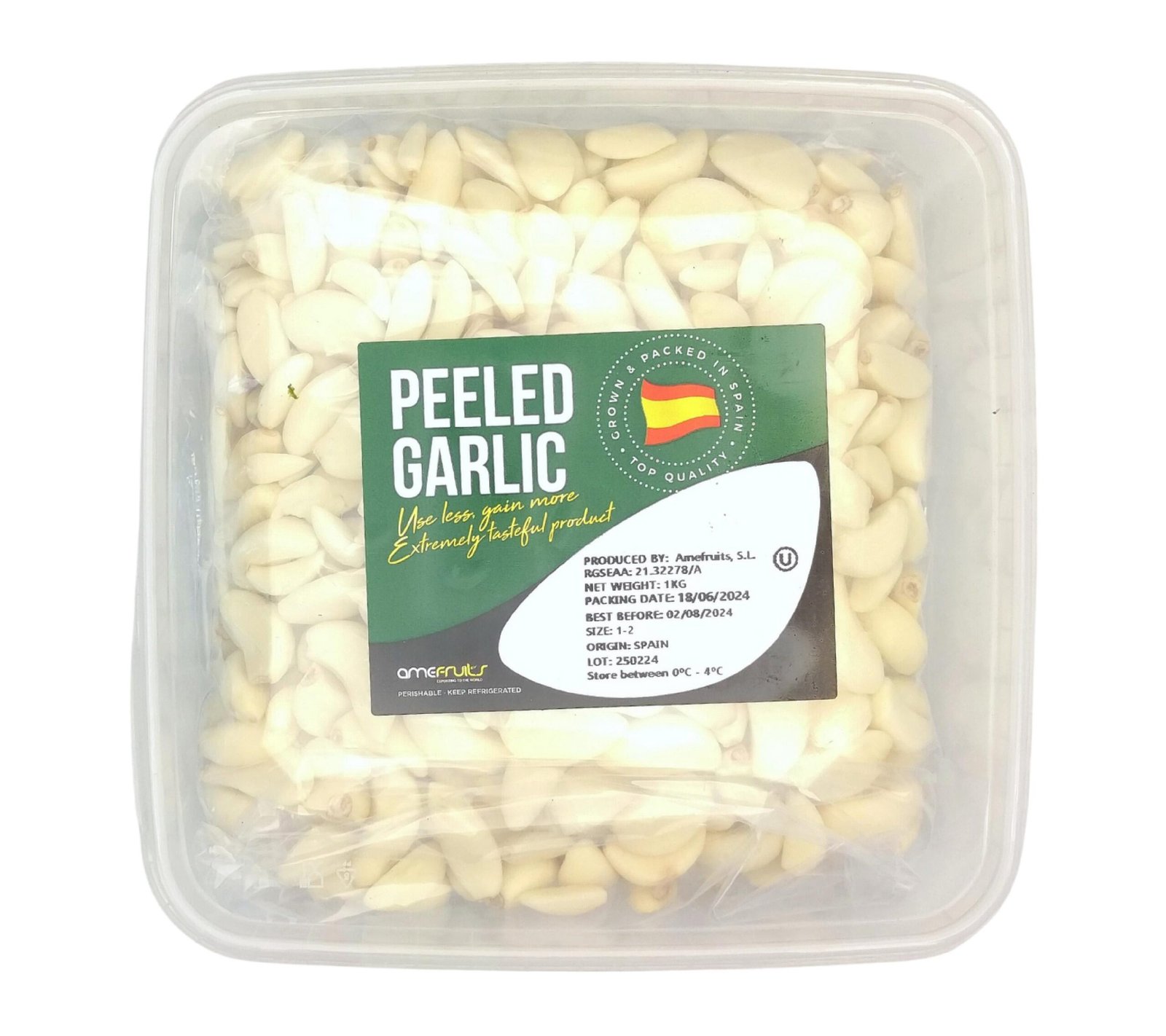 Peeled Garlic Cloves - 1kg
