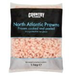 Country Range North Atlantic Prawns 150/250 - 1.5kg