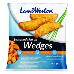 Lamb Weston Seasoned Wedges Skin On - 4x2.5kg