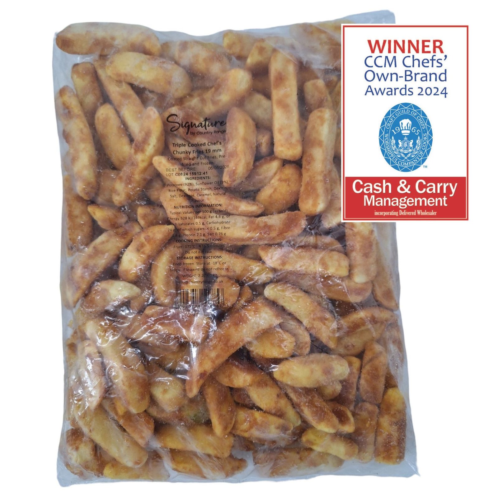 Signature By Country Range Chef Chunky Fries (19mm) - 4x2.27kg