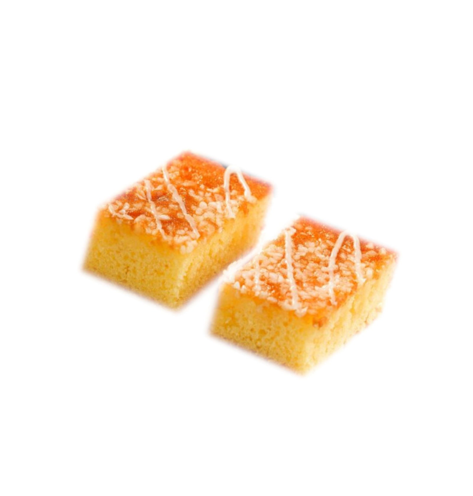 Gluten Free Lemon Drizzle Cake Slice Pre-Cut - 15ptn